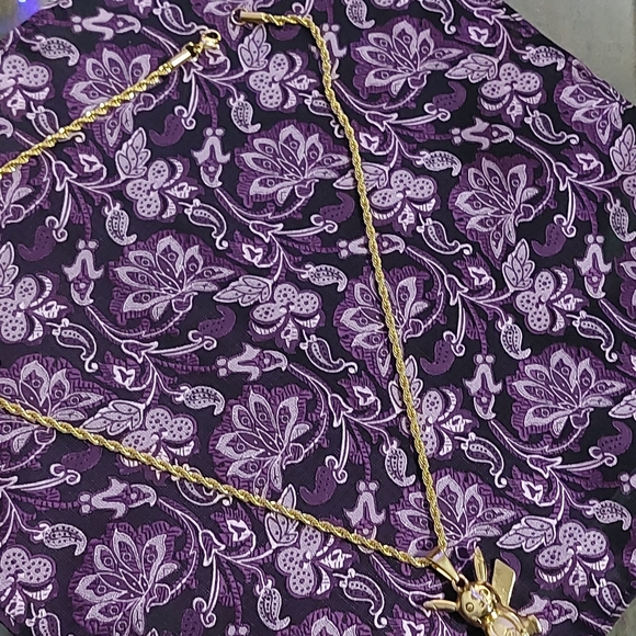 18K Gold Plated Pikachu Pendant with 18K Gold Plated Rope Chain - Picture 6 of 8